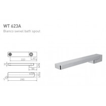 ECT Bianco Swivel Bath Spout
